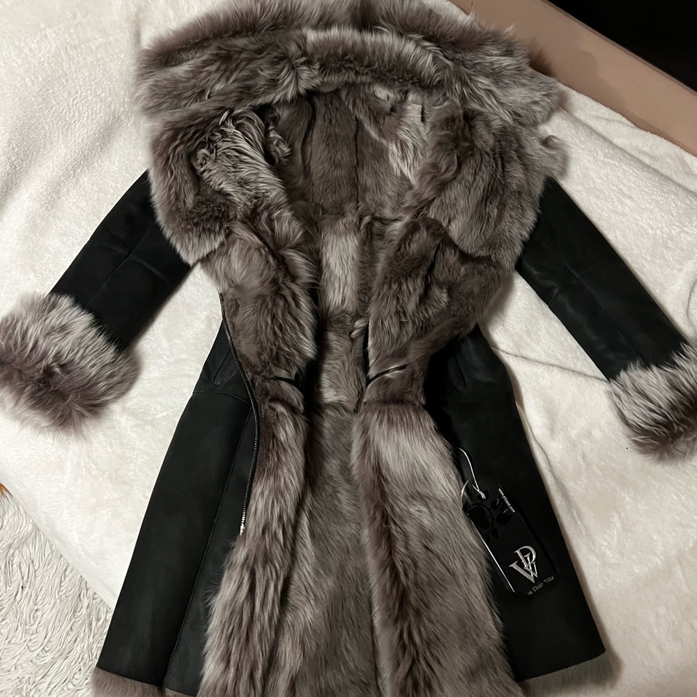 IMPORTED EUROPEAN REAL FUR COAT